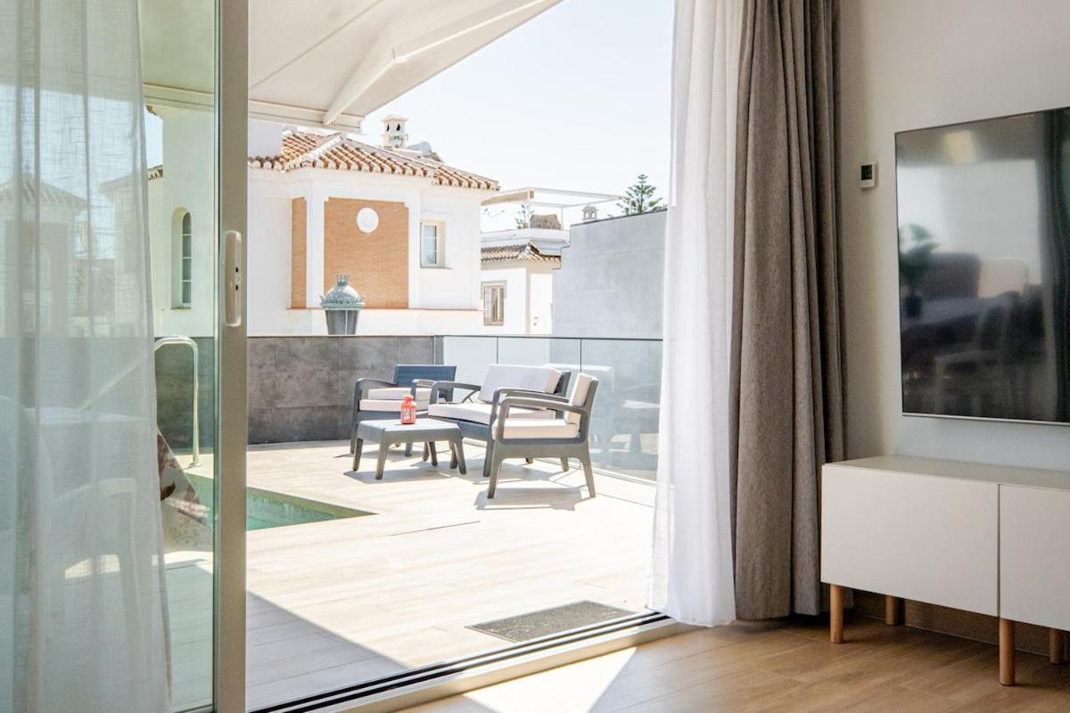 Villa Antonia Mar - Private & Heated Pool - Punta Lara Нерха Екстер'єр фото