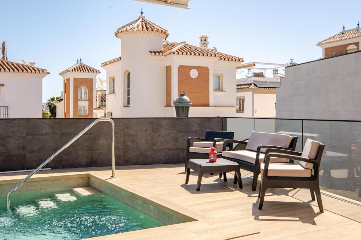 Villa Antonia Mar - Private & Heated Pool - Punta Lara Нерха Екстер'єр фото